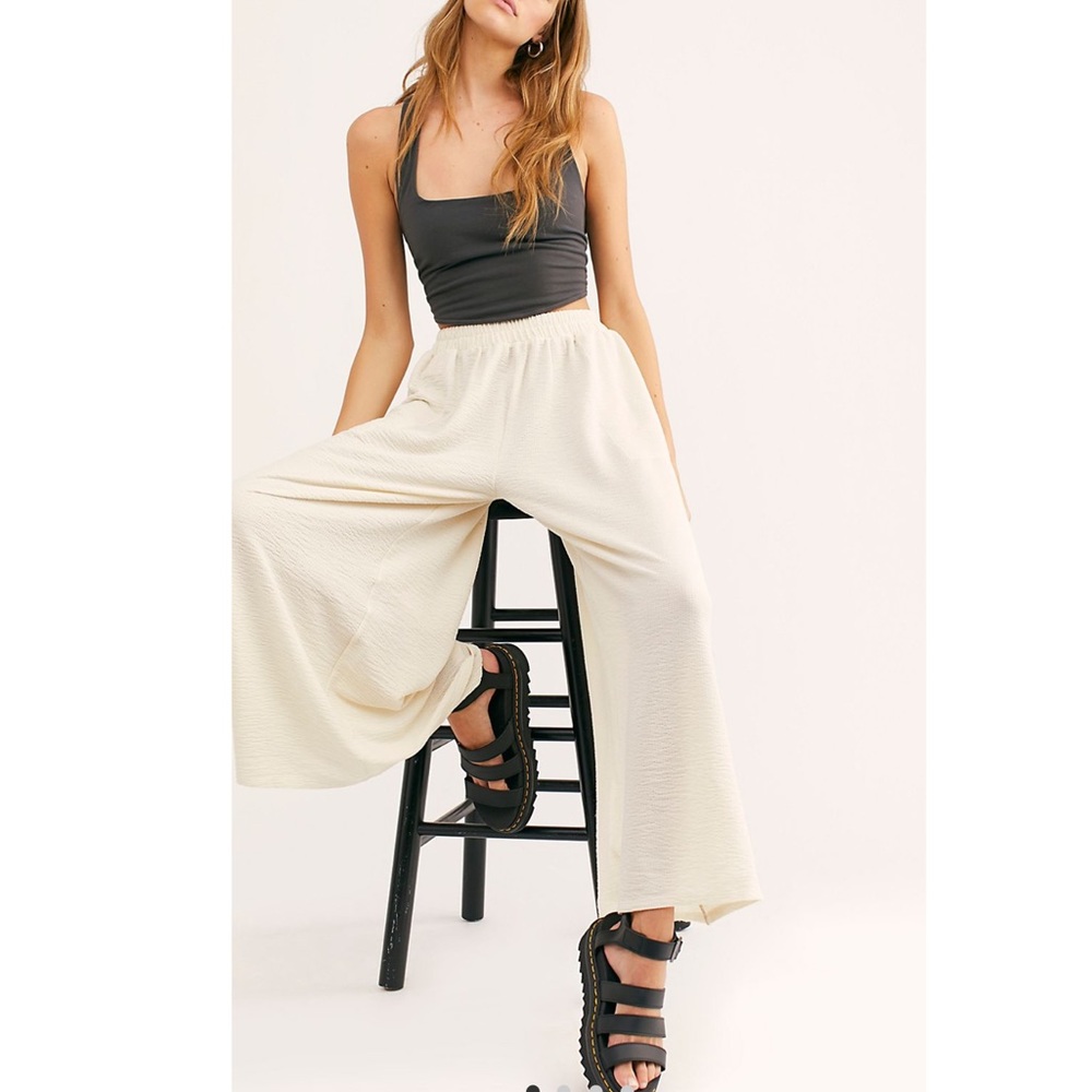 Free People Talk To Me Set XS Charcoal Combo Top